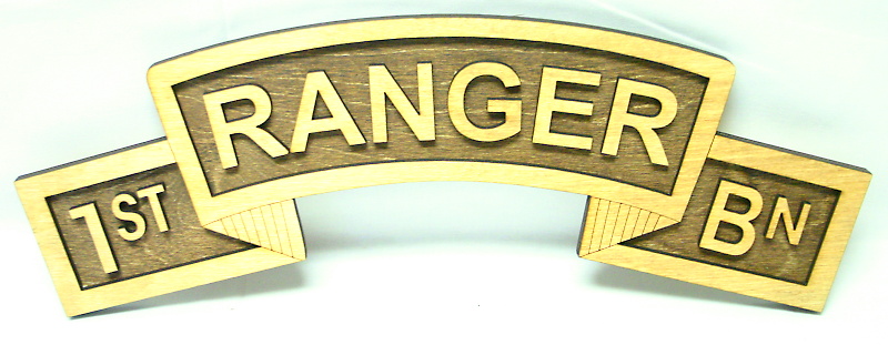 Large Ranger Scroll 1st BN